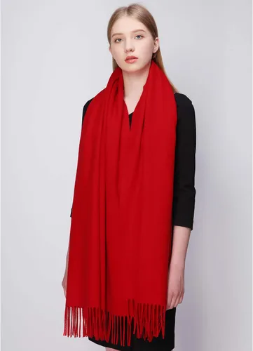 Miniatura 10 de RIIQIICHY Bufanda 100% de lana, chales y envolturas de pashmina para mujer, cachemira cálida para invierno, bufandas suaves más gruesas