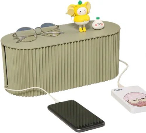 Caja organizadora de cables, organizador de cables, organizador de cables de alimentación, organizador de cables de alimentación, caja organizadora