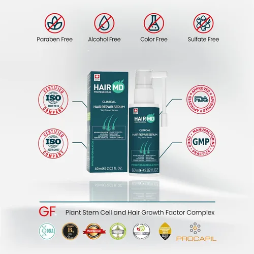 Miniatura 6 de HairMD Transplant Clinical Repair Serum - Suero de recrecimiento del cabello de 2.0 fl oz - Previene la pérdida de cabello después del trasplante