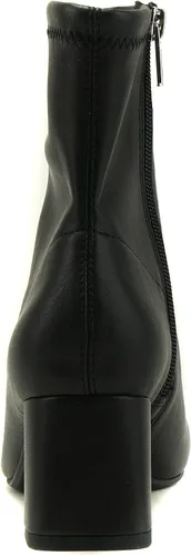 Miniatura 2 de Delicious ADENA Botines de tacón de bloque con punta cuadrada para mujer, suave y elástico, con cremallera lateral