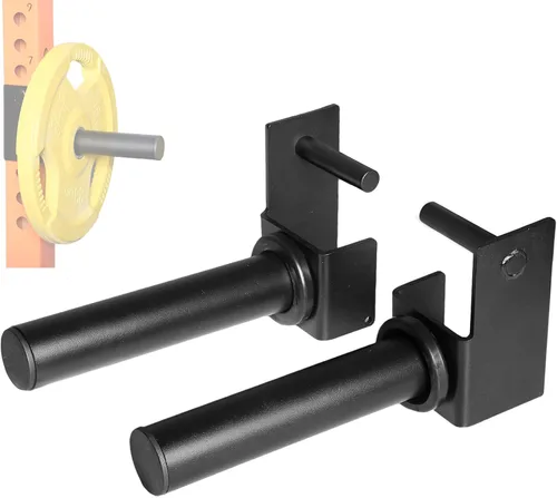 Soporte para placa de peso de 3 x 3, bocinas de peso para almacenamiento de discos de peso olímpicos Para estante de 3x3" (agujero de 5/8")