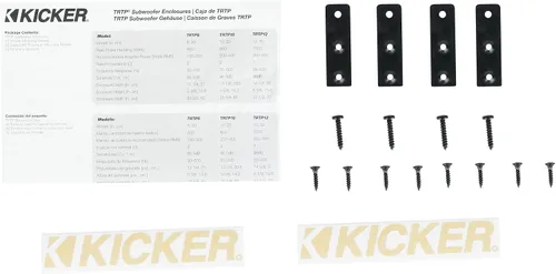 Miniatura 9 de KICKER 48TRTP122 TRTP 12 "1000w Subwoofer de disparo abajo+Paquete de caja de sub caja con Rockville ROCKBOX (2 artículos)