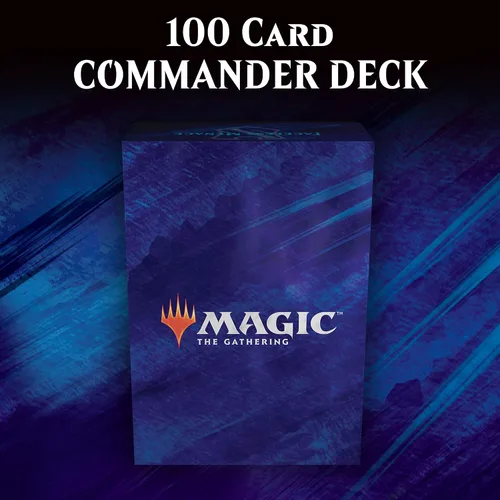 Miniatura 2 de Magic: The Gathering Commander 2019 Mazo Amenaza Sin Rostro Mazo de 100 Cartas Listo para Jugar 3 Comandantes Foil