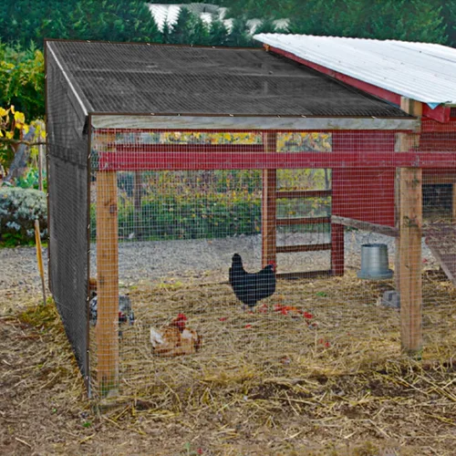 Miniatura 6 de winemana 40% paño de sombra negro, lona de malla duradera de 6.6 x 6.6 pies con ojales, red resistente para sombra solar de jardín, sombreado