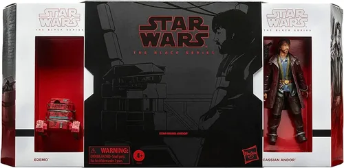 Miniatura 2 de STAR WARS Paquete de 2 figuras exclusivas de la serie negra de 6 pulgadas Cassian Andor & B2EMO