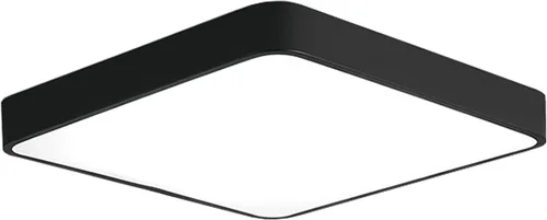 Miniatura 16 de Ganeed luces de techo LED de 19.6 pulgadas, lámpara de techo LED de montaje empotrado cuadrado de 39W, 6500K, lámpara de techo de luz diurna, Blanco