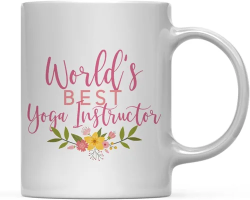 Miniatura 43 de Andaz Press Taza de café de 11 oz, regalo de broma de la mejor abbuela del mundo, diseño floral, paquete de 1