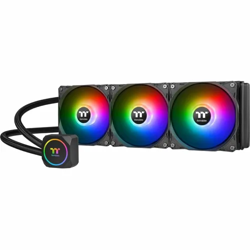 Miniatura 10 de Thermaltake TH420 ARGB Sync All-in-One Liquid Cooler Edición Nieve, AMD(AM5/AM4) Intel(LGA 1700/1200), Radiador de Alta Eficiencia de 420mm, Blanco