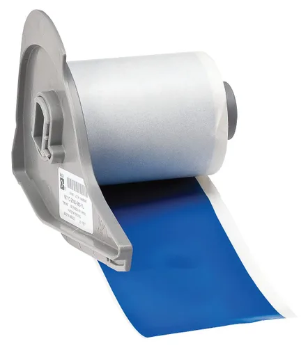 Brady Cinta adhesiva permanente para etiquetas de vinilo para todo tipo de clima para impresoras M710 y BMP71 - 2" x 50 pies, color azul.