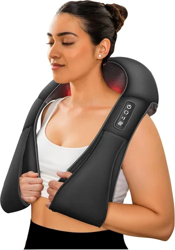 Miniatura 8 de COMFIER FSA Elegible Masajeador Shiatsu de Cuello con Calor para Tejido Profundo, Masajeador Eléctrico de Hombros y Espalda para Alivio del Dolor