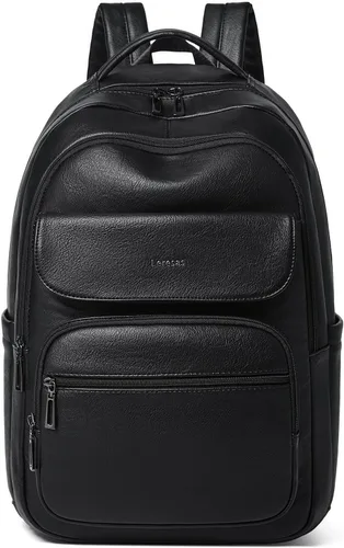 Miniatura 9 de Leresas Mochila de 37L para mujeres y hombres, bolsa de profesor, mochila de viaje de trabajo, mochila de cuero vegano para computadora portátil