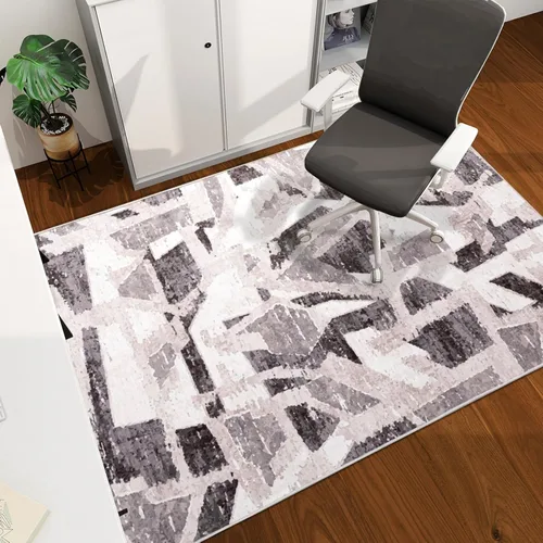 Miniatura 54 de chakme Tapete para silla de oficina para suelo de madera dura, 48 x 36 pulgadas, protector de escritorio de computadora de fácil deslizamiento