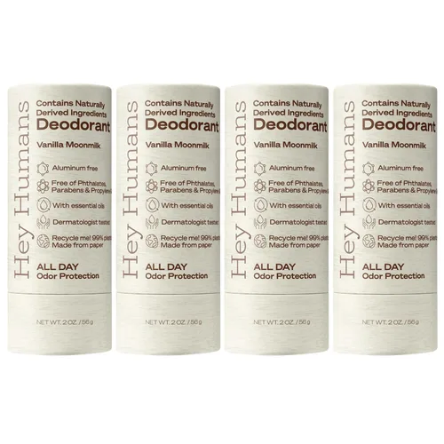 Miniatura 10 de Hey Humans Desodorante sin aluminio para mujeres y hombres, contiene ingredientes derivados naturalmente, control de olores de larga duración