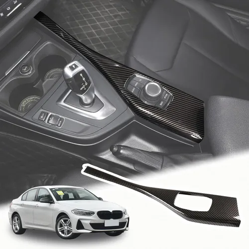 Miniatura 11 de Cubierta del panel de botones multimedia para consola central de automóvil, compatible con BMW Serie 1, 2, F20, F21, F22, cubierta del panel