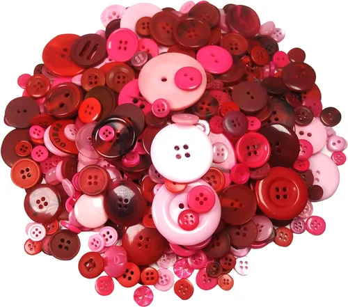 Miniatura 13 de 600-700 Piezas Botones Redondos de Resina Tamaños Variados para Manualidades Costura DIY Manual Pintura de Botones DIY Adorno Hecho a Mano Botones