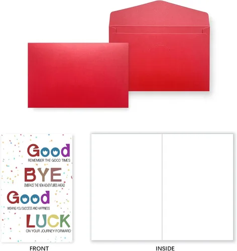 Miniatura 6 de Joycard Divertida tarjeta de despedida para él/ella, tarjetas de jubilación humorísticas para compañeros de trabajo y amigos, divertida tarjeta
