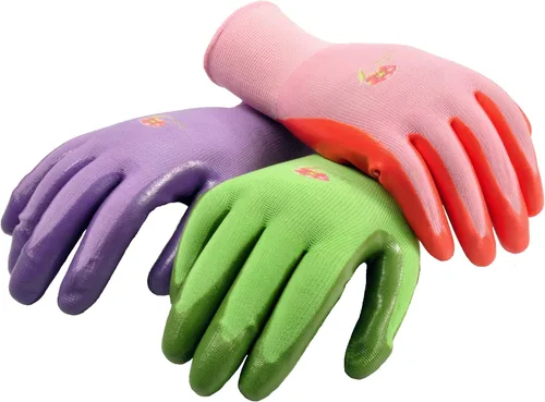 Miniatura 15 de Guantes de trabajo con revestimiento de micro espuma - Guantes de jardín, uso general, construcción, trabajo de jardinería, talla L