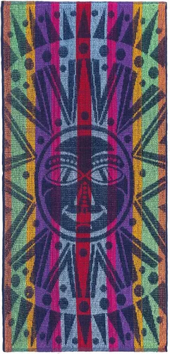 Miniatura 9 de Ipanema - Toalla de playa de viaje jacquard de rizo de 30 x 60 pulgadas, diseños surtidos, delfín, conchas marinas, peces, vela, 100% algodón