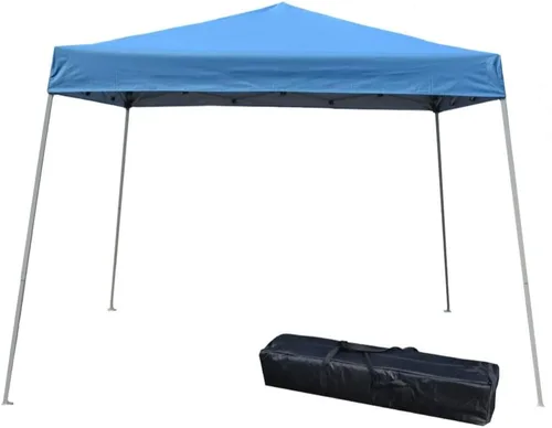 Miniatura 4 de Impact Canopy Carpa Desplegable con Patas Inclinadas de 10 x 10 Pies, Caqui - Sin Pared Lateral