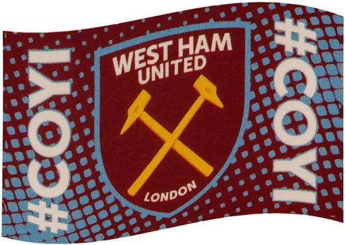 West Ham United Bandera Come On You Irons de 5 x 3 pies - Auténtica EPL