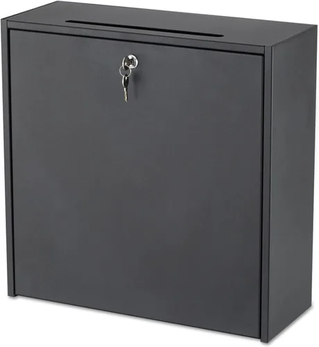 Safco Productos 4259BL Buzón de oficina interior, grande, negro