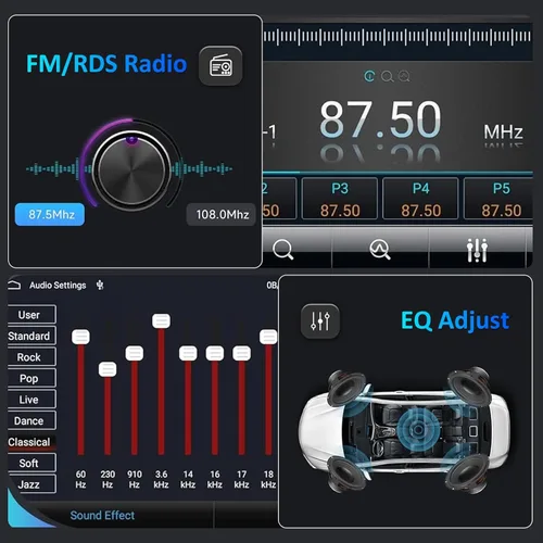 Miniatura 8 de Actualización de radio de coche 4G+64G para Ford F150 2009-2014: estéreo de coche Android 15 para radio F150 con pantalla táctil de 9 pulgadas