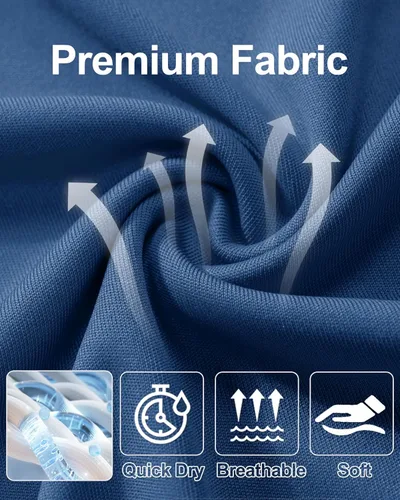 Miniatura 88 de MAGCOMSEN Camisas de manga larga para hombre, protección solar UPF 50+, camisetas atléticas para senderismo, correr, entrenamiento, protección