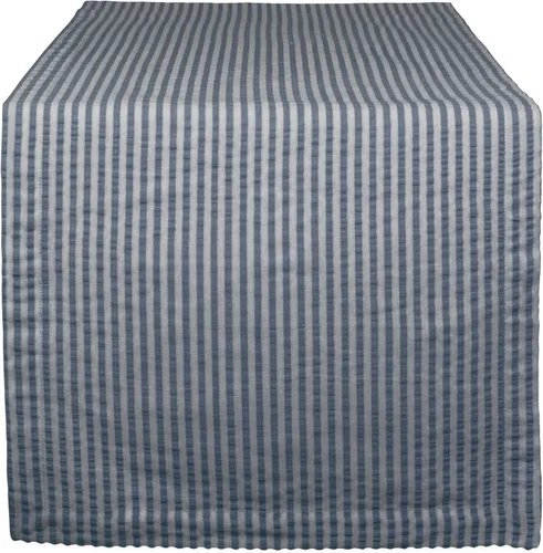 Miniatura 14 de DII Colección de mesa a rayas de sirsaca 100% algodón, gris, camino de mesa, 14 x 108, 1 pieza
