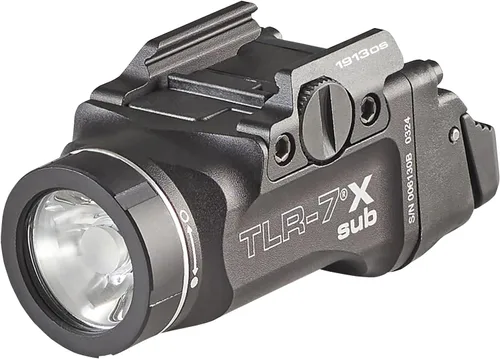 Miniatura 13 de Streamlight 69402 TLR-7 X sub - Luz táctica para armas de 500 lúmenes, diseñada exclusiva y únicamente para pistolas subcompactas selectas con riel