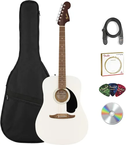 Miniatura 13 de Fender Guitarra acústica Dreadnought - Paquete natural con estuche, afinador, cuerdas, correa y púas