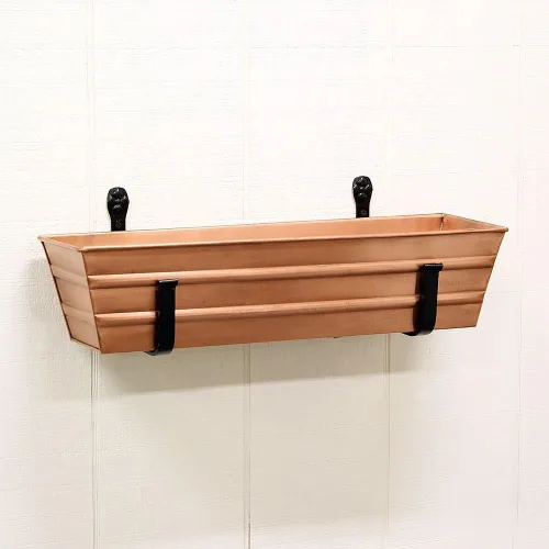 Miniatura 4 de Achla Designs SFB-01 - Soporte de pared para macetero, 6 pulgadas, color negro