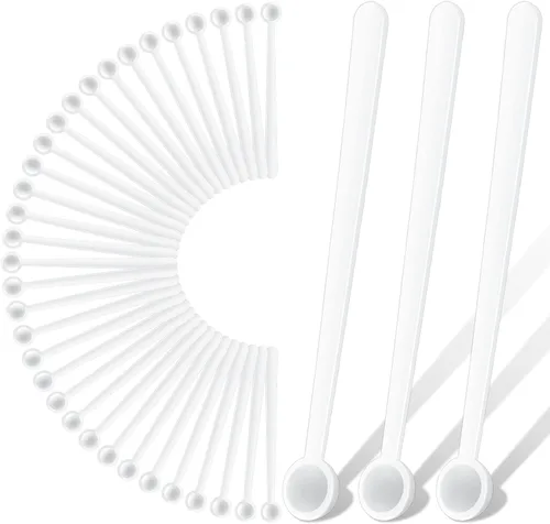 Mini cucharas medidoras, juego de 36 piezas, 0.0 fl oz, cuchara pequeña para especias y polvo para cosméticos, medicamentos y especias