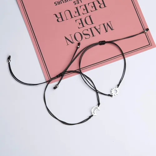 Miniatura 4 de morniface Pinky Pomise - Pulseras a juego a distancia, brújula de elefante, pulsera infinito para mejores amigos, pareja, familia, mujeres y hombres