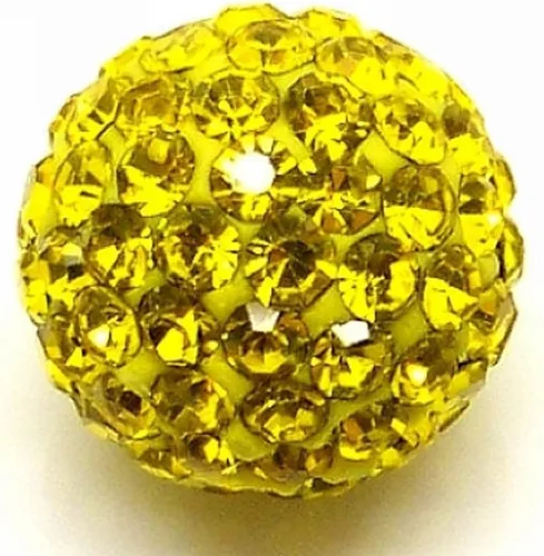 Miniatura 43 de Bolas de discoteca de 0.394 in de cuentas de arcilla de cristal checo Shamballa pavimenta calidad premium