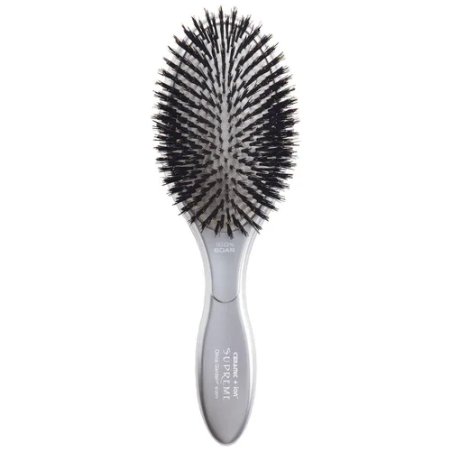 Miniatura 10 de Olivia Garden Cerámica + Ion Supreme Styler Cushion Paddle Brush - Jabalí e iónico para brillo, control del encrespamiento y cabello más suave Dorado