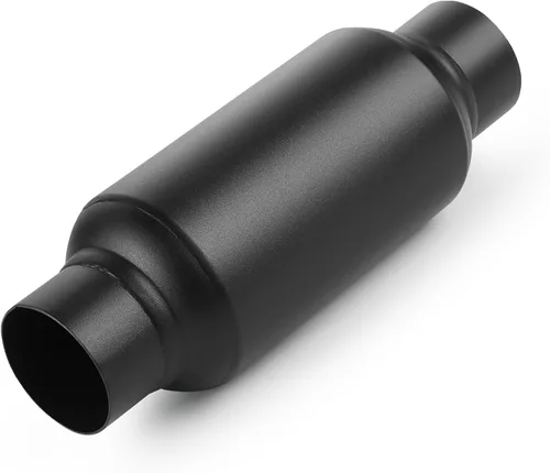 Miniatura 16 de A-KARCK Resonador de Escape de Entrada de 2.0", Resonador de Silenciador Entrada de 2.0" Salida de 2.0" Longitud Total de 14" Acero Inoxidable