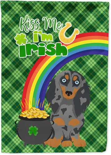 Miniatura 27 de Caroline's Treasures WDK4731GF - Bandera decorativa para jardín del día de San Patricio, color negro y tostado, Airedale Terrier, para jardín