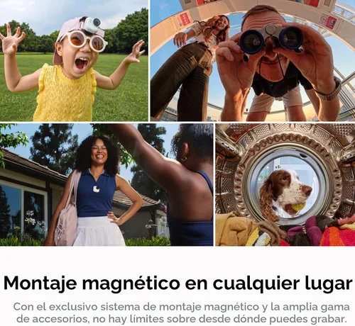 Miniatura 7 de Insta360 Paquete Go Ultra Anywhere - Pequeña cámara de vlogging 4K, manos libres, cámara POV, sensor de 1/1.28 pulgadas, peso de 1.87 oz, FOV