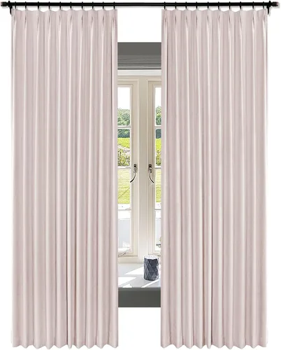 Miniatura 18 de Fcosie Juego de 2 paneles de cortinas opacas extralargas de 120 pulgadas de largo, cortinas de doble capa para oscurecer la habitación, paneles