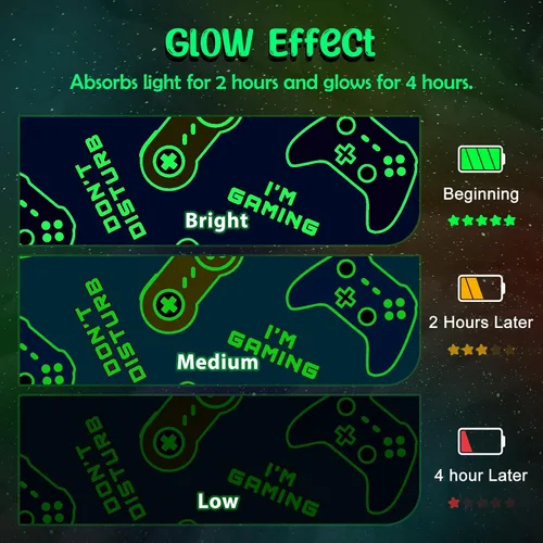 Miniatura 4 de Levens Manta Luminosa para Jugar en la Oscuridad para Niños - Regalos de Navidad, Pascua y San Valentín, Juguetes para Adolescentes, Accesorios