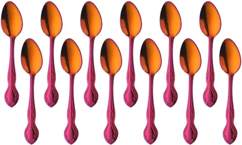 Miniatura 78 de Juego de 12 cucharas de café, mini cucharas de café, cucharas de espresso de acero inoxidable, cucharas pequeñas para postre, té, aperitivo, 4.6