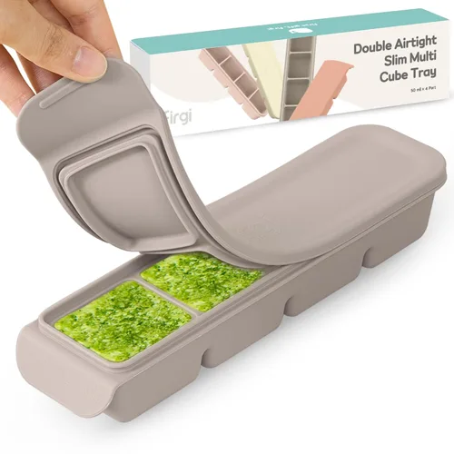 Miniatura 24 de Bandeja de silicona para congelador con tapa, 100% silicona platino de grado alimenticio, resistencia a fugas y apta para lavavajillas para 4
