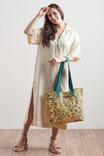 Miniatura 7 de Maison d' Hermine - Bolsa de lona de algodón reutilizable para mujeres, con asa para el hombro, bolsas a granel para compras y viajes