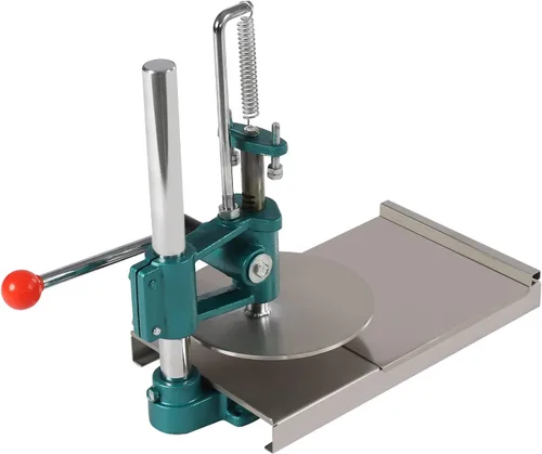Miniatura 3 de Máquina manual de prensa de masa para pizza, prensa de masa comercial de 7.9 pulgadas con disco de 0.2 pulgadas de grosor, herramienta de cocina