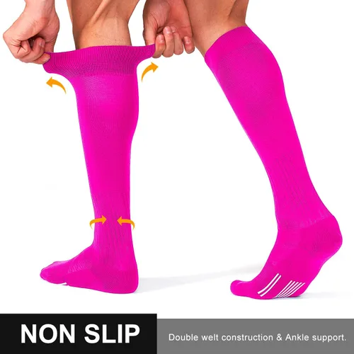Miniatura 3 de FITRELL Paquete de 23 calcetines de fútbol para jóvenes, niños y adultos, calcetines de béisbol y softbol para hombres, mujeres, niños y niñas