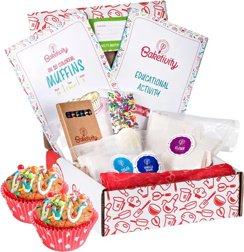 Miniatura 10 de Kit de Hornado de Pop Cakes DIY de Baketivity para Niños - Ingredientes Pre-medidos, Suministros de Decoración Deliciosas paletas de pastel
