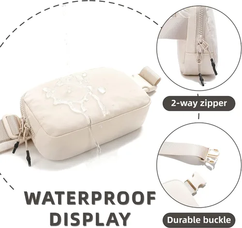 Miniatura 3 de Bolso de cinturón con cremallera bidireccional unisex