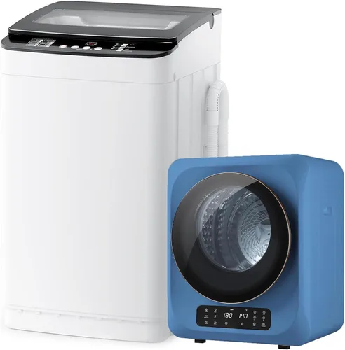 Miniatura 7 de Auertech Portable Washer and Dryer Combo Set, 14 lbs Fully Automatic Washing Machine & 1.5 Cu.Ft Portable Clothes Dryers, Built-in Drain Pump