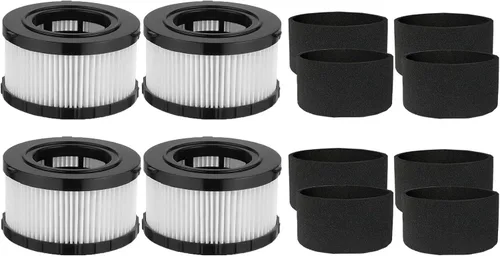 Miniatura 9 de Paquete de 4 filtros HEPA DC5151H de repuesto para aspiradora en seco y húmedo DEWALT DC5151H DC515 DCV517
