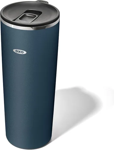 OXO Strive - Vaso aislado de 24 onzas con tapa deslizante, cobalto oscuro